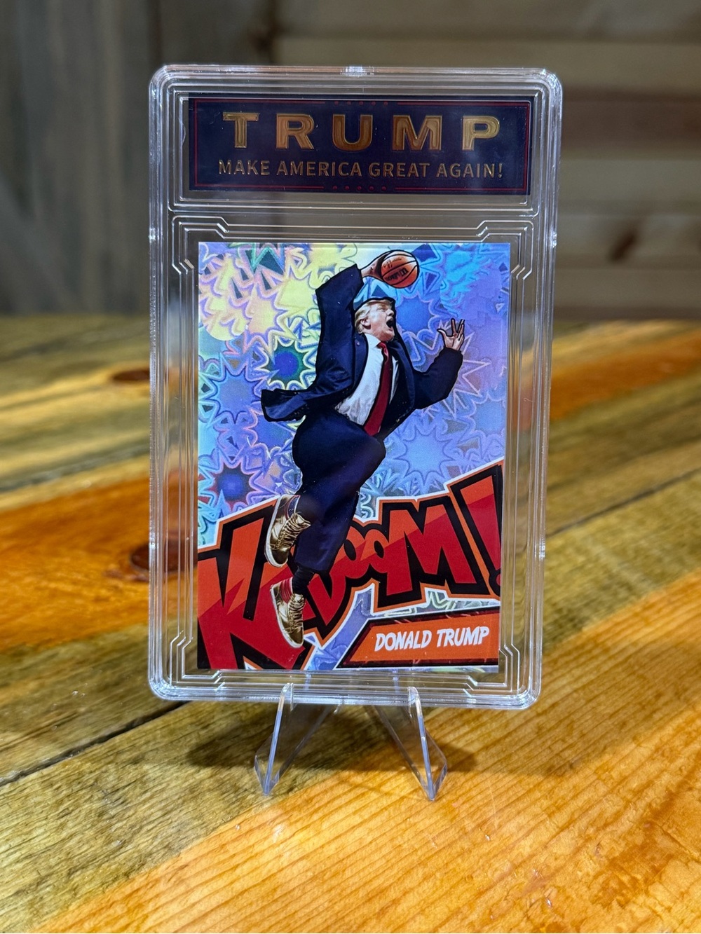 Donald Trump ‘Kaboom!’ Custom Collectible Slab